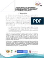 Terminos de Referencia Convocatoria Asesoria Especializada PDF