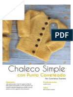 Chaleco Simple Correteado PDF