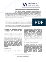 Medidas Legales Laborales Ante Covid 19 Valdivieso Abogados