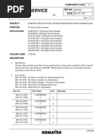 Parts & Service News: Component Code Ref No. Date