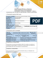 TAREA 1-Guía de Actividades y Rúbrica de Evaluación - Tarea 1 - Fundamentos Del Concepto de Aprendizaje y Estilos de Aprendizaje.