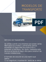 Modelos de Transporte