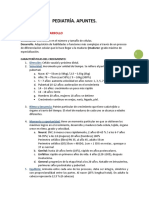 Pediatria: Crecimiento y Desarrollo