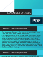 Genealogy of Jesus: Accdg To The Gospel of Matthew