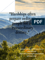 22hardships Often Prepare Ordinary People For An Extraordinary Destiny