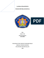 Laporan Praktikum Telekomunikasi Digital: Oleh: Kelas TT 2E Khusnul Khotimah 1831130043