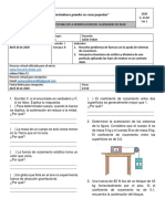 Taller Virtual FÍSICA 11 - 1 y 2 Ley de Newton