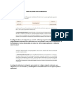 Investigación Aplicada y Basica