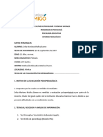 Caso 4 INFORME PSICOPEDAGOGICO