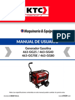 Manual Generador Gasolina 463 PDF