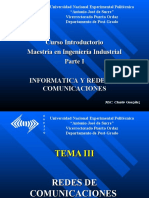 Curso Introductorio de Maestría en Ingeniería Industrial - Parte I: Informática y Redes de Comunicaciones