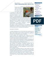 REPORTAJE - Salvavidas para Cáncer A La Piel PDF