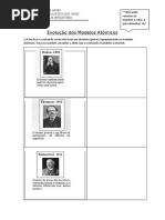 evolução dos modelos atômicos