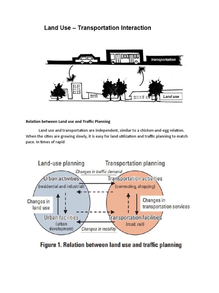 Relation Between Land Use and Traffic Planning | PDF | Urban Sprawl ...