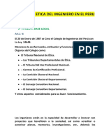 Codigo de Etica Del Ingeniero en El Peru Comentada y Analizada