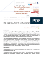 Bio-Medical Waste Management PDF