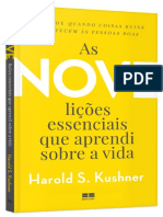 Resumo As Nove Licoes Essenciais Que Aprendi Sobre A Vida Harold S Kushner