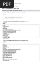 Example Configuring A Database Connection With VBS