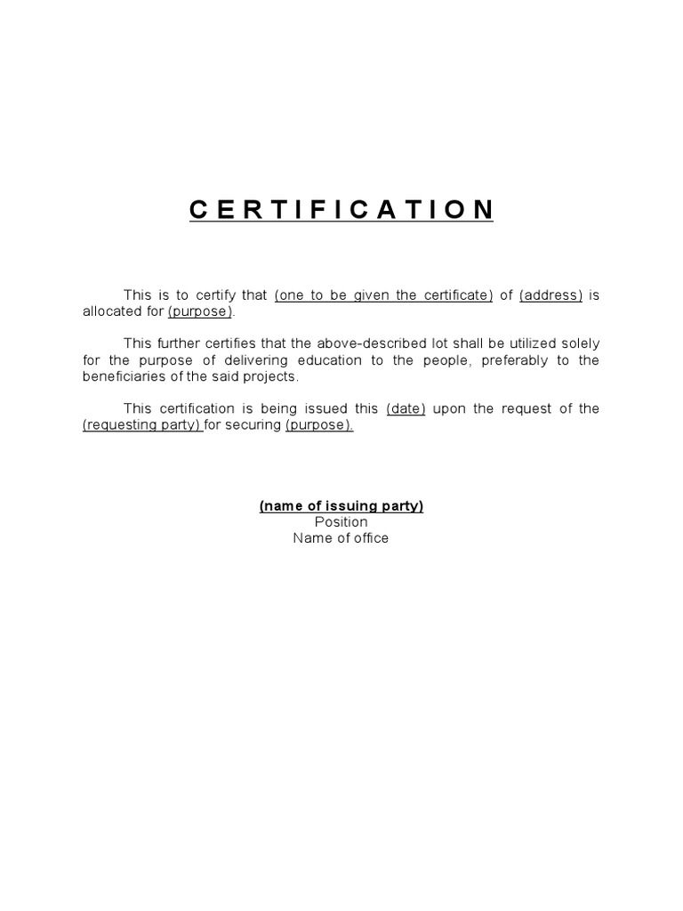 Certification for Educational Use | PDF | Law | Art