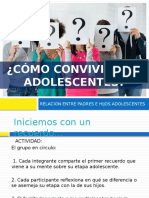 Relacion Entre Padres e Hijos Adolescentes Presentación