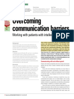 Overcoming Communication Barriers: Working With Patients With Intellectual Disabilities