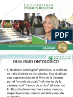 Dualismo Cartesiano - Dualismo Antologico