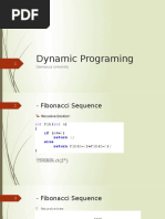 Dynamic Programing: Damascus University