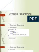 Dynamic Programing Solutions