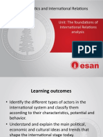 Week 2 - International Relations Analysis