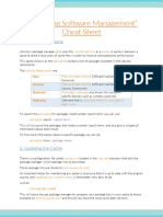 11.1 Software Management Cheatsheet PDF
