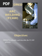 FCAW Equipment and Operation Guide | PDF | Welding | Construction