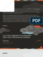 Low Code Development with Oracle Autonomous Database-39C3