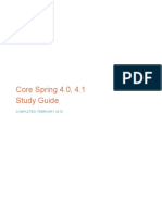 Core Spring 4.0 4.1 Certification Study Guide