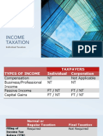 TAX - Individual Taxation