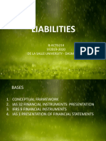Liabilities: B-ACTG214 SY2019-2020 de La Salle University - Dasmariñas