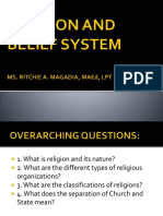 RELIGION AND BELIEF SYSTEM Lms PDF