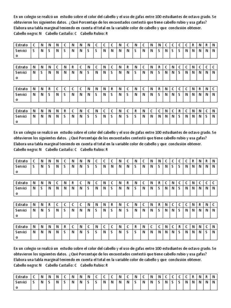 Examen Tabla Marginal Octavo PDF Qualia Moda