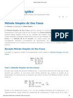 Método Simplex de Dos Fases PDF