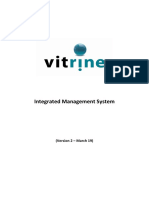 Integrated Management System: (Version 2 - March 19)