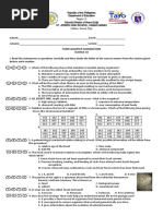 3rdQUARTER EXAM SCIENCE 10