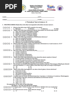 3rd Quarter Examination Science 8