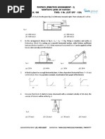 Three Block Friction Problem Analysis | PDF | Friction | Force