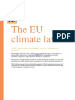 WWF briefing paper eu climate law