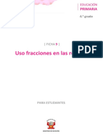 Ficha 9 Uso Fracciones en Las Recetas