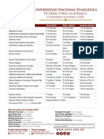 Calendario Académico 2020 Cambios PDF