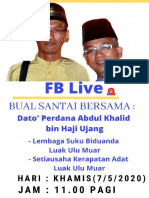 FB Live Tok Khalid