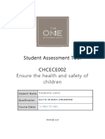 CHCECE002 Student Assessment Tool