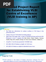 Detailed Project Report For Establishing VLSI Centre of Excellence (VLSI Training in AP)