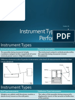 Ch-2 Instrumentation Types and Characteristics