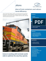 Rail OCR Solutions: Automatic Registration of Train Containers and Railcars To Improve Operational Efficiency